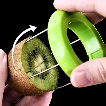 แยกเนื้อ Kiwi Avocado เครื่องตัดมีดที่ถอดออกได้ Shea Corer สลัดผักผลไม้ Peeler มะเขือเทศมะนาว Peeling Gadget ครัว 2
