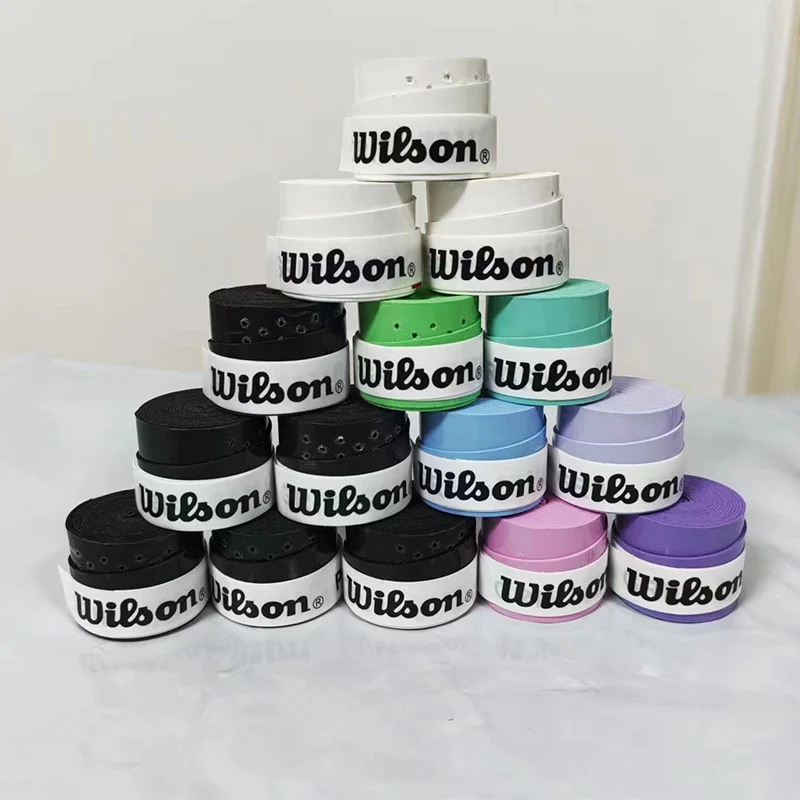 Tennis Racket Overgrip Original WILSON tennis overgrip tennis racket grip PU sweatband tenis grip padel beach badminton overgrip 60pcs