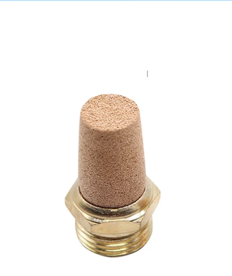 1Pcs Pneumatic Muffler Type A Pagoda Copper Head Muffler Solenoid Valve Air Silencers 1/8''1/4''3/8''1/2"