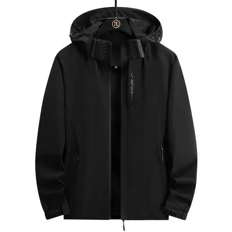 Men's Outdoor Sports Jacket Lightweight Waterproof Spring Autumn Casual Outerwear Fashionable Couple's Coat New