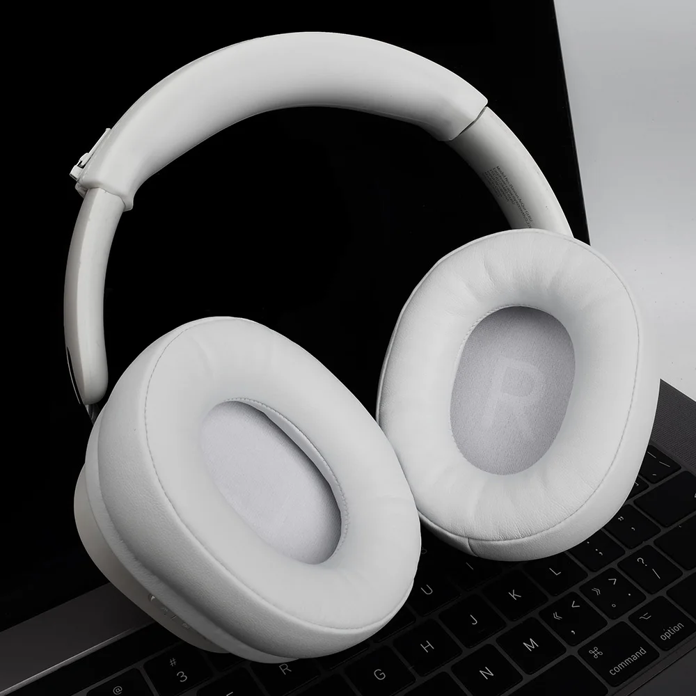 Earpads for baseus GH02 White Earphone pads Gaming Wireless replacement headphones Earmuffs Mesh cloth Memory Covers Sponge