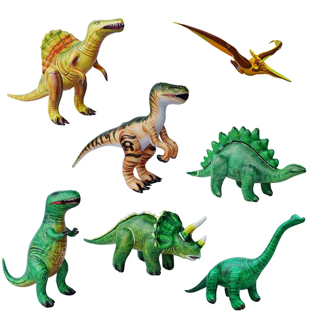 Inflatable Dinosaur Balloons Dino Baby Birthday Party Decoration Supply Jurassic Animals Raptor Brachiosaurus Toys Kids Favor 1X 6