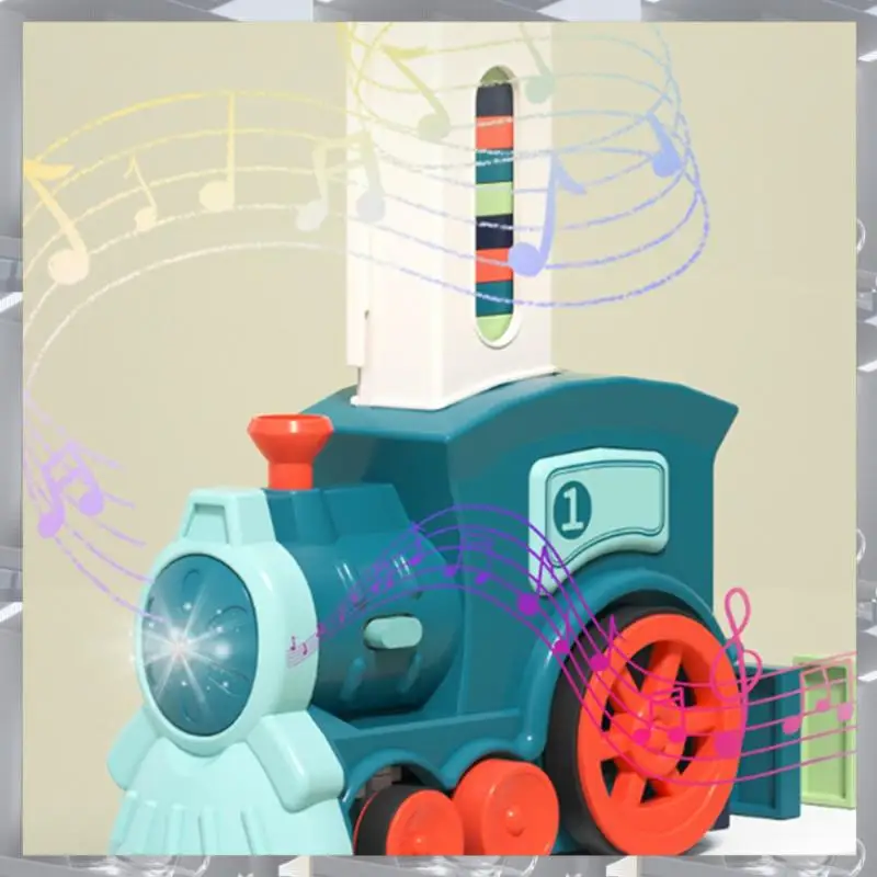Train Electric Car Building Blocks Children's Automatic Laying Game Educational Toys Brain Game