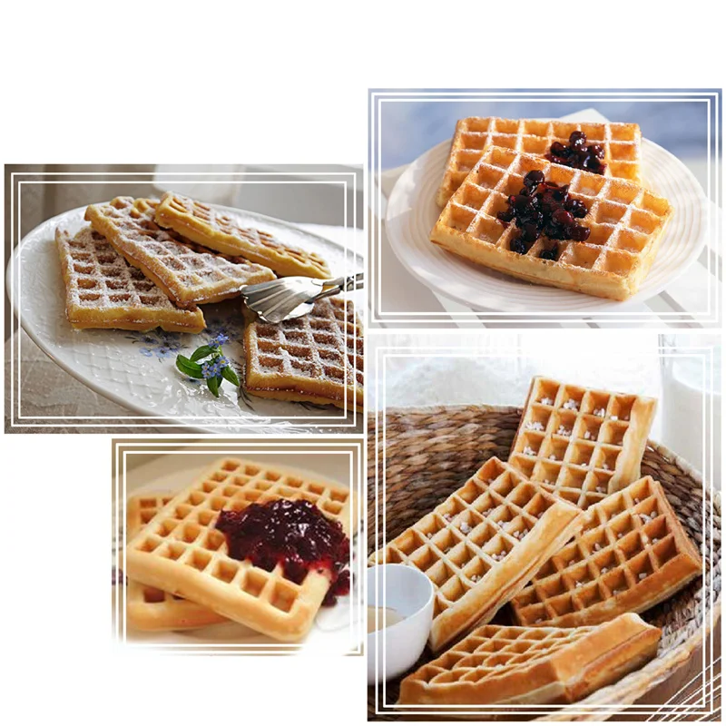Professional Electric Waffle Maker Cooking Kitchen Appliances Multifunction Breakfast Waffles Machine 5