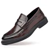 British Style Classic Loafers Men's Thick Soled Genuine Leather Business Formal Adult Leather Shoes Brand Low Heel Casual Shoes 1
