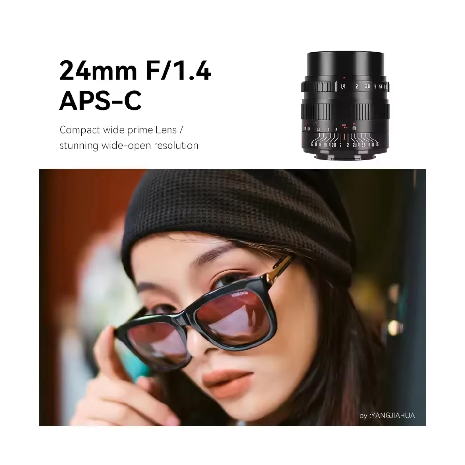 7artisans 24mm F1.4 APS-C 대구경 인문학용 렌즈 ( A7, 캐논 R6, 후지 X-T10, 니콘 Z50 호환)