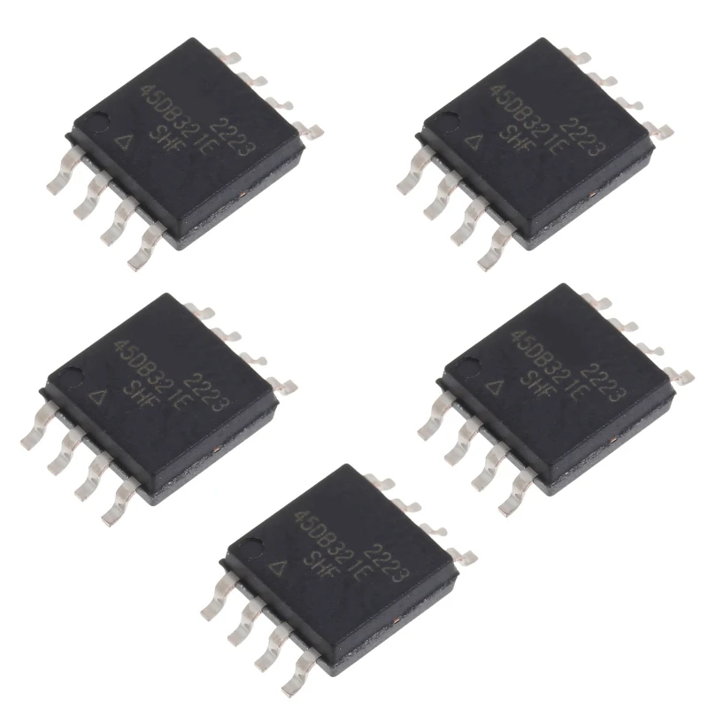 AT45DB321E-SHF-T 45DB321E-SH AT45DB321 SOP8 Serial Memory 32MB bytes x 8192 Pages for Data Storage Application