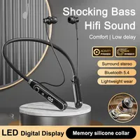 EARDECO Hifi Bass Bluetooth Headphone Stereo Wireless Headphones Sport Bluetooth Earphone with Mic Neckband Earphones Handsfree