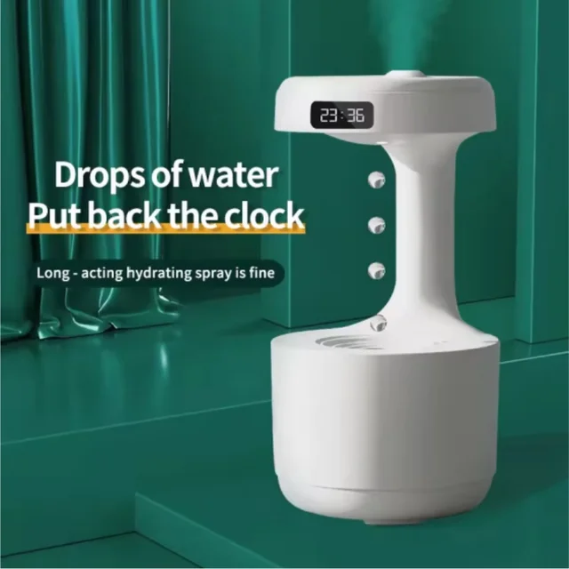 New Anti-Gravity Humidifier Desktop Mute 800ml Large Capacity Small Household Air Humidifier Bedroom Air Purification Fog 4