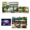 Plastic Model Train Artificial Miniature Model Tree Scenery Railroad Decoration Building Landscape Accessories Toys For Kids 6