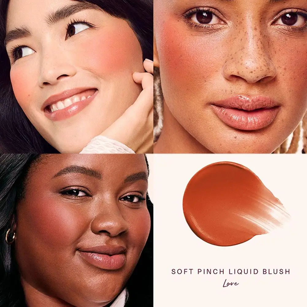 Liquid Blush Eyeshadow Smooth Make Up Liquid Eye Face Pink Blusher Tint Face Contour Brightens Makeup for Women