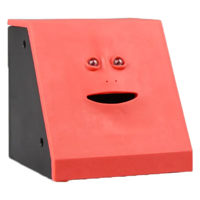 Face Money Pot  Electric Face Coin Bank Cute Face Bank Box Money Eating Chewing Box For Money Saving Toys Kids Christmas Gift 5