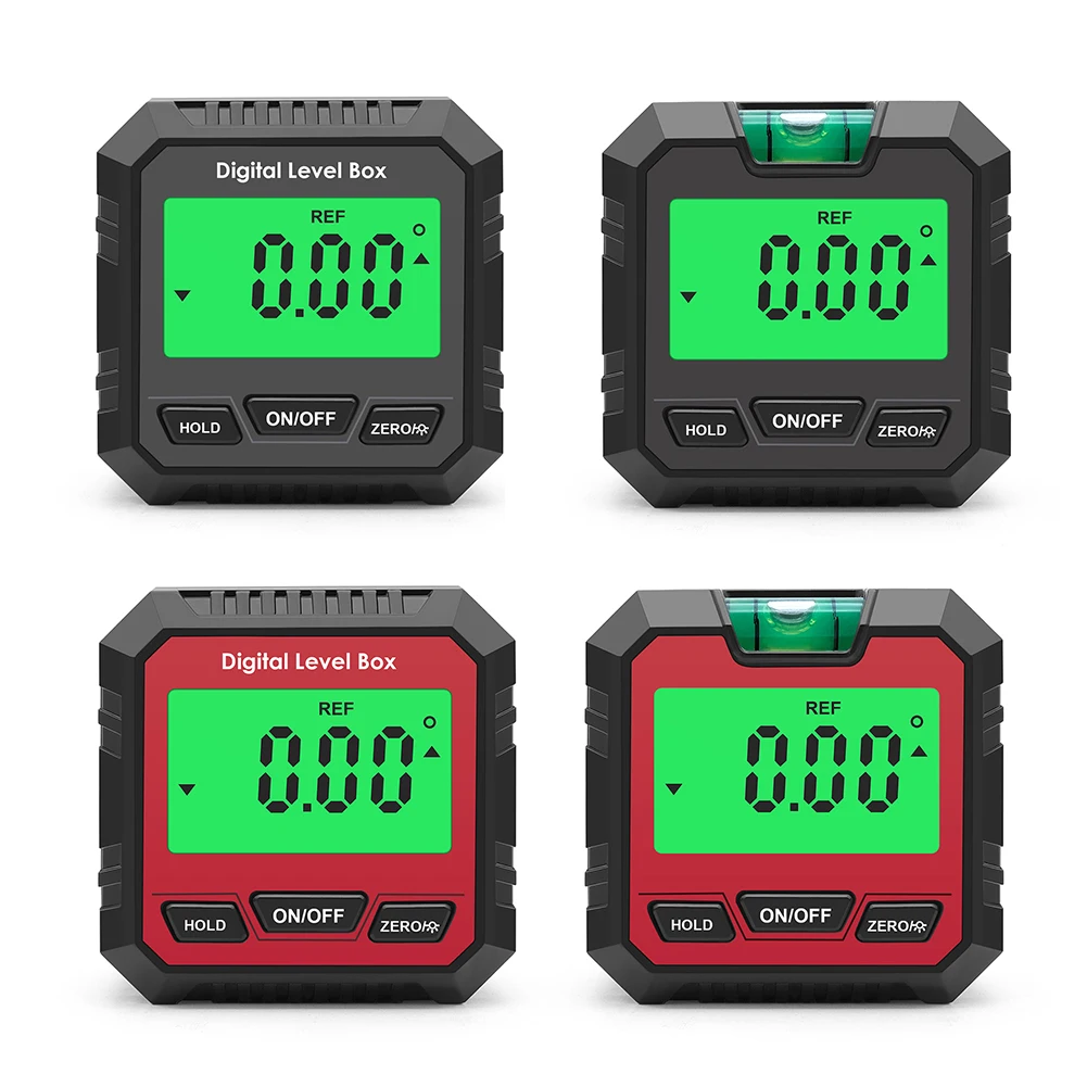 Digital Protractor with Backlight and Magnetic Base Angle Finder Inclinometer for Carpentry Building Masonry Bevel