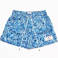 New Men's And Women's Universal Mesh Summer Casual Shorts Quick Dry Sports Shorts Beach 3d Printed Drawstring Breathable Shorts 2