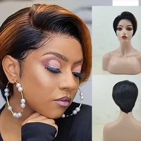 HAIRJOY – perruque synthétique courte et lisse pour femmes afro-américaines 1