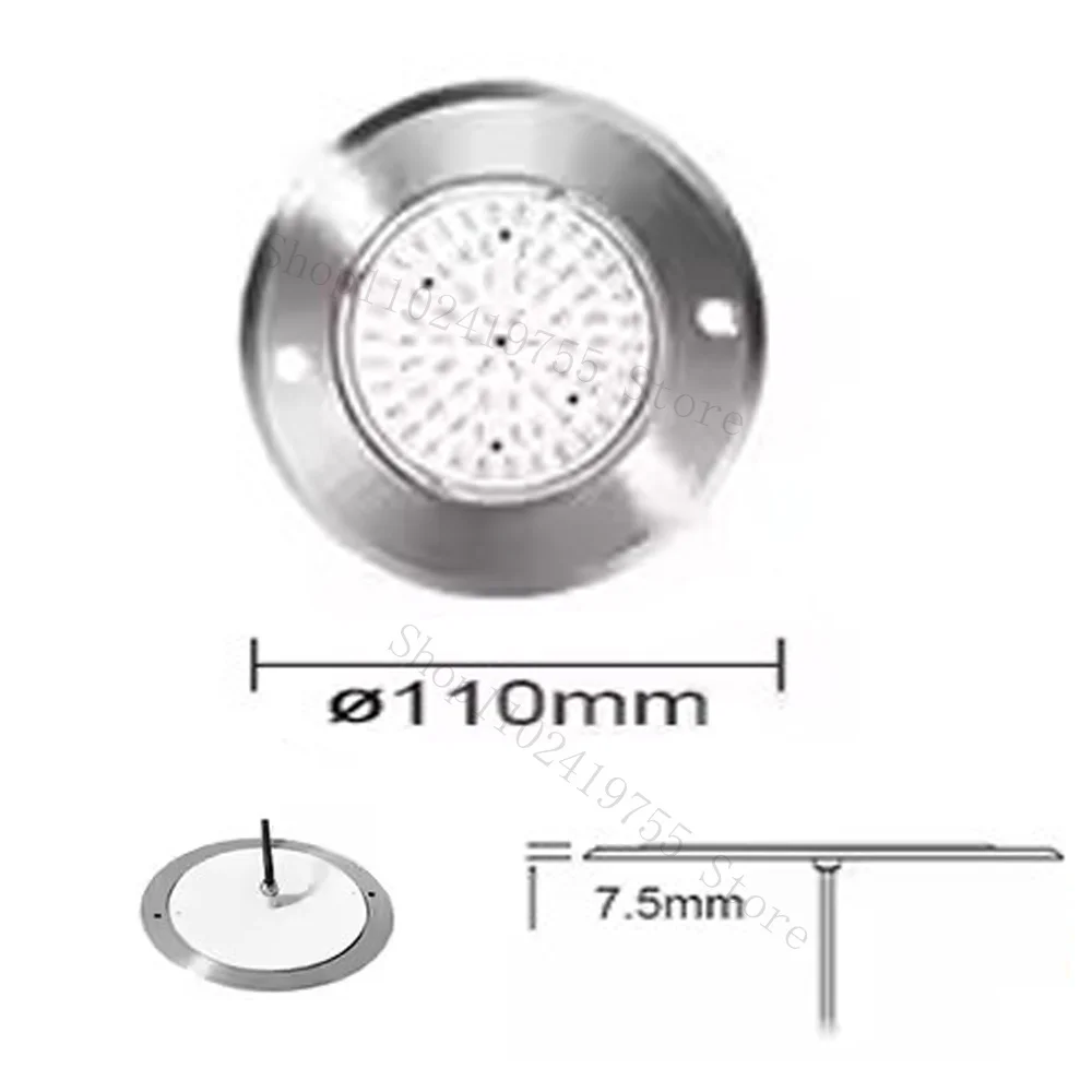 AC85-265V 12W RGB LED 풀 라이트 블루투스 앱 제어 야외 수중 조명 분수 경관 램프 수영장 조명 스포트라이트