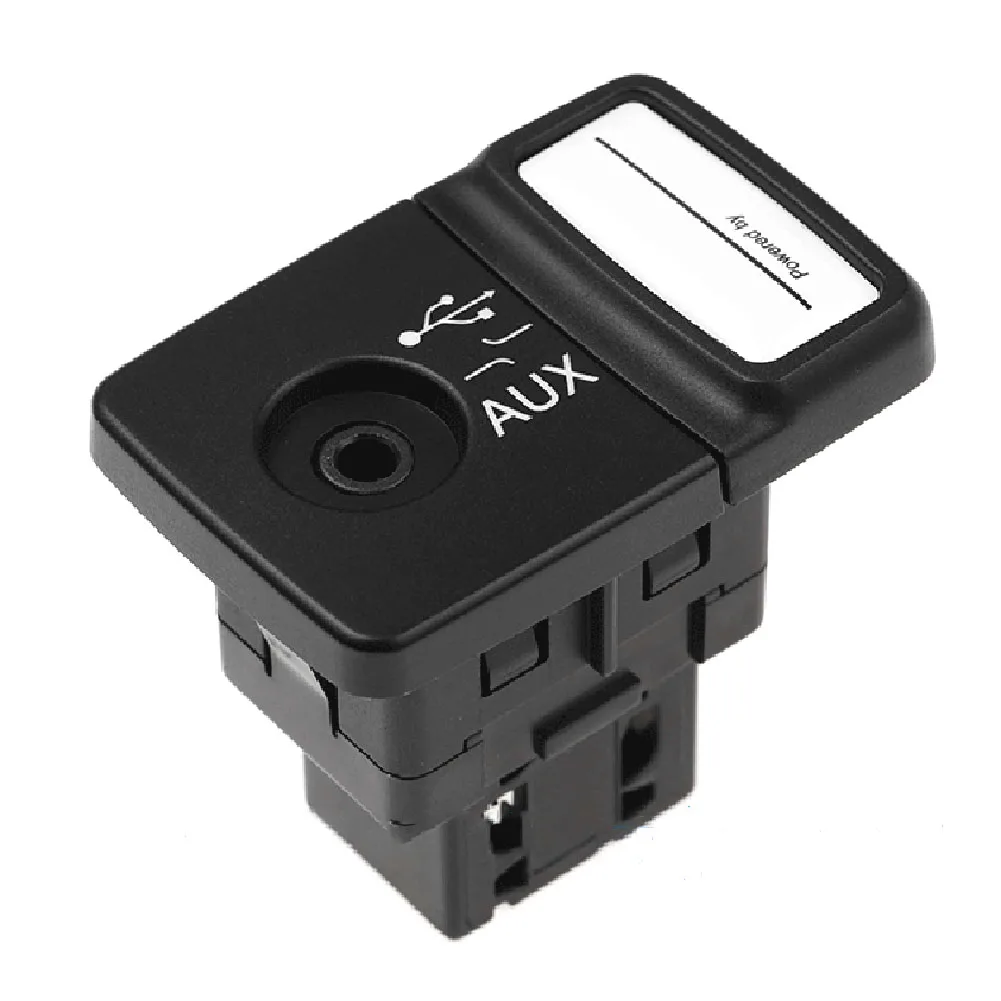 

Durable Audio Interface AUX Socket Adapter Vehicle 1 Pc 1pcs 735547937 Accessories Black Parts Replacement USB