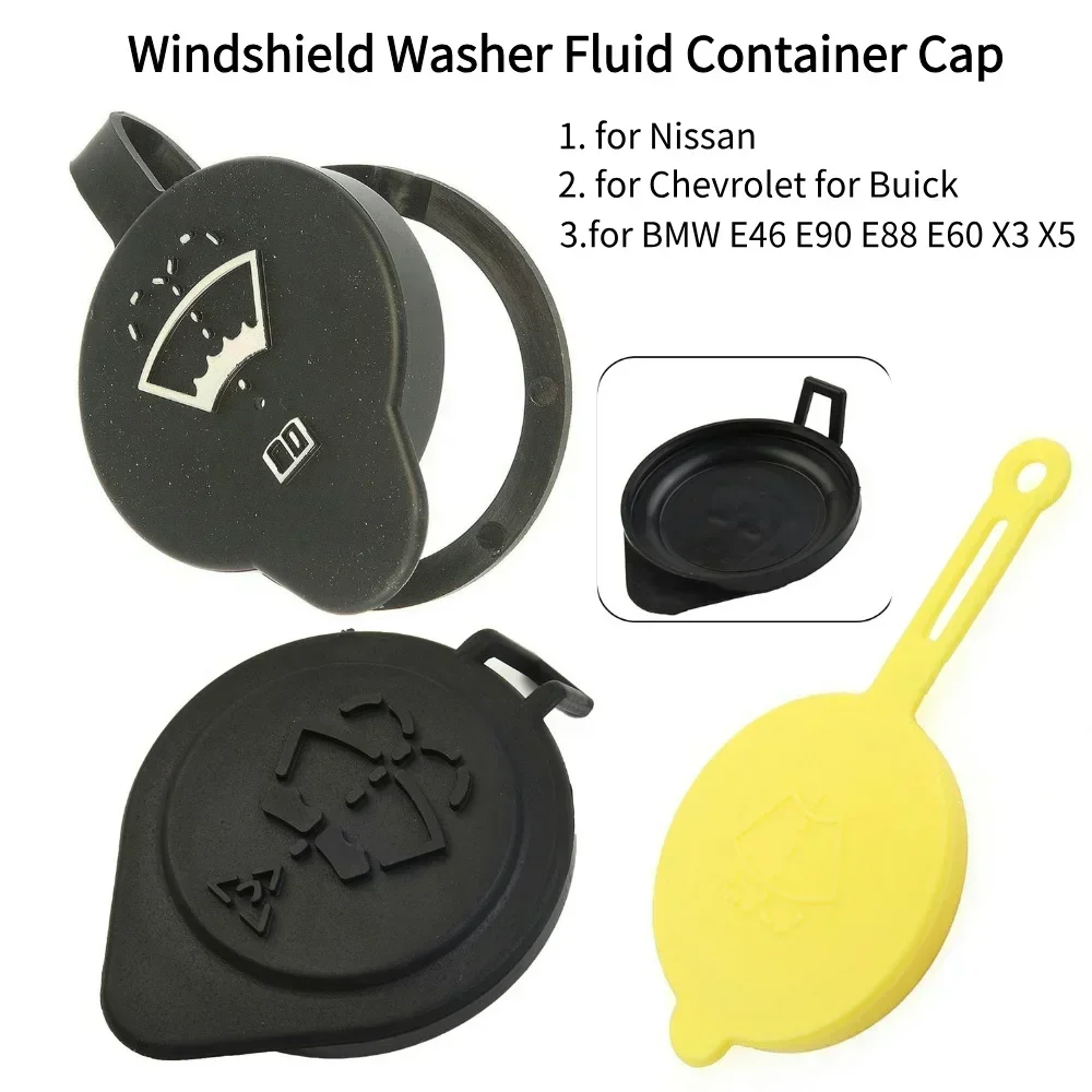 Windshield Washer Fluid Reservoir Cover Water Tank Bottle Cap For Nissan For BMW E46 E90 E88 E60 X3 X5 Buick Chevrolet