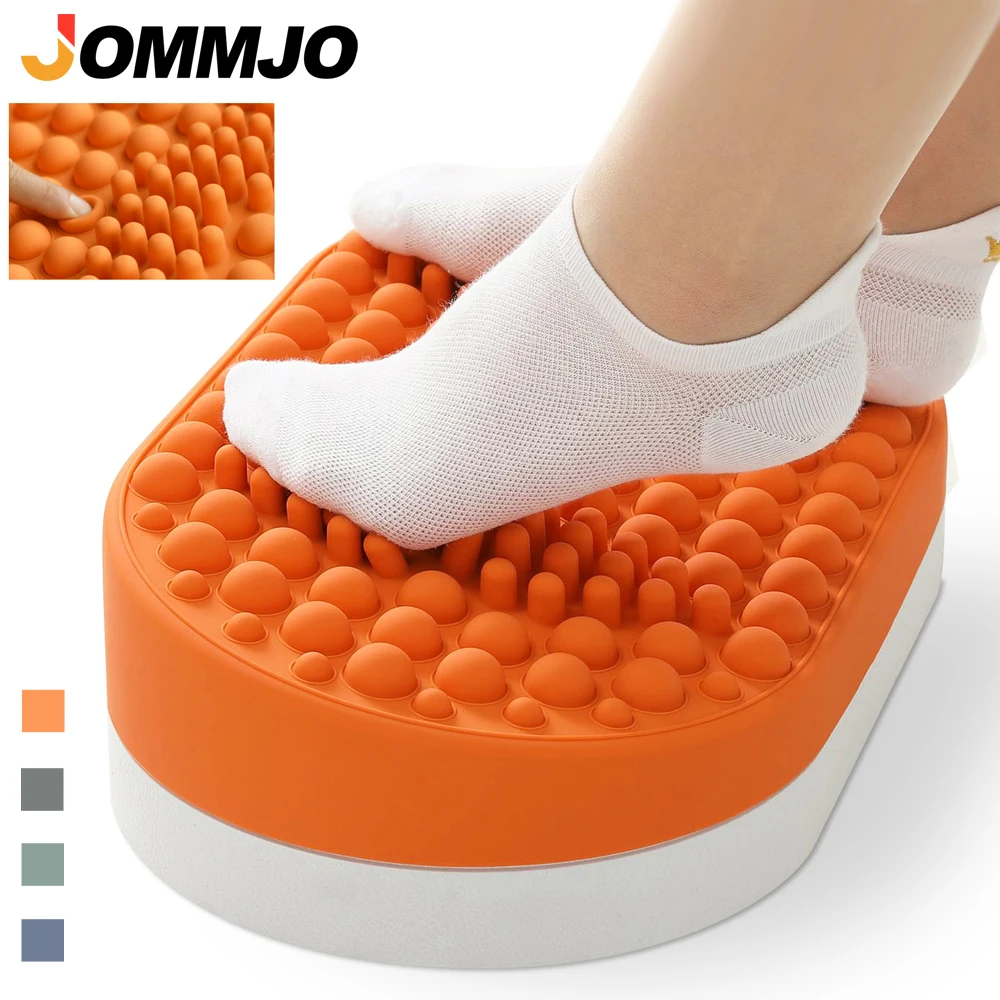 1Pcs Foot Massager Under Desk Footrest with Massage, Foot Stool Under Desk for Plantar Fasciitis Relief, Home, Office,Work