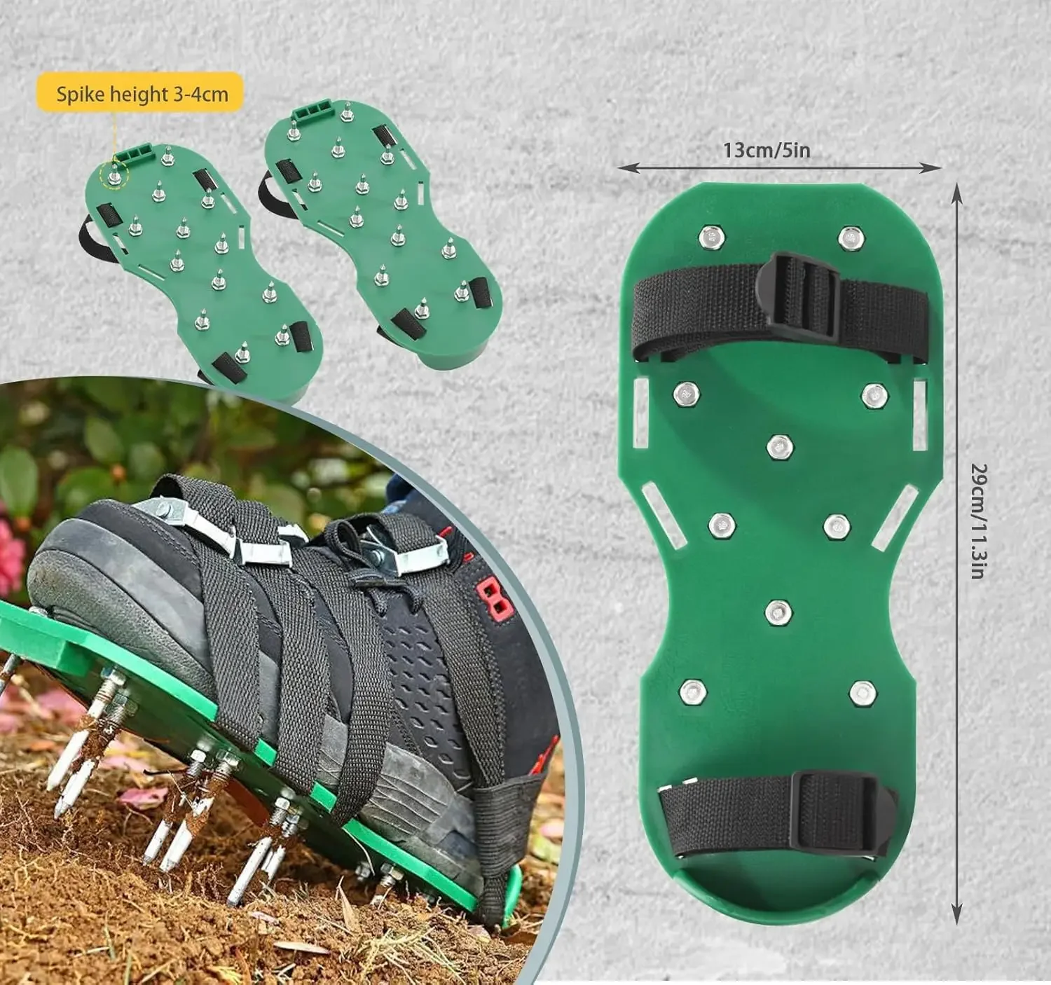 Kit, Floor Roller with Extension Bar and Splash Guard, Shoe with Spikes, Epoxy Flooring Tool, Stainless Steel Trowel, Self Level 3