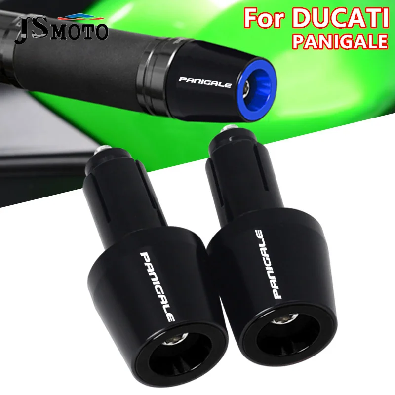

7/8" 22MM Motorcycle Handlebar Hand Grips Handle Bar Cap End Cap Plug For Ducati Panigale 899 959 1199/S PANIGALE 1299 V2 V4 V4S