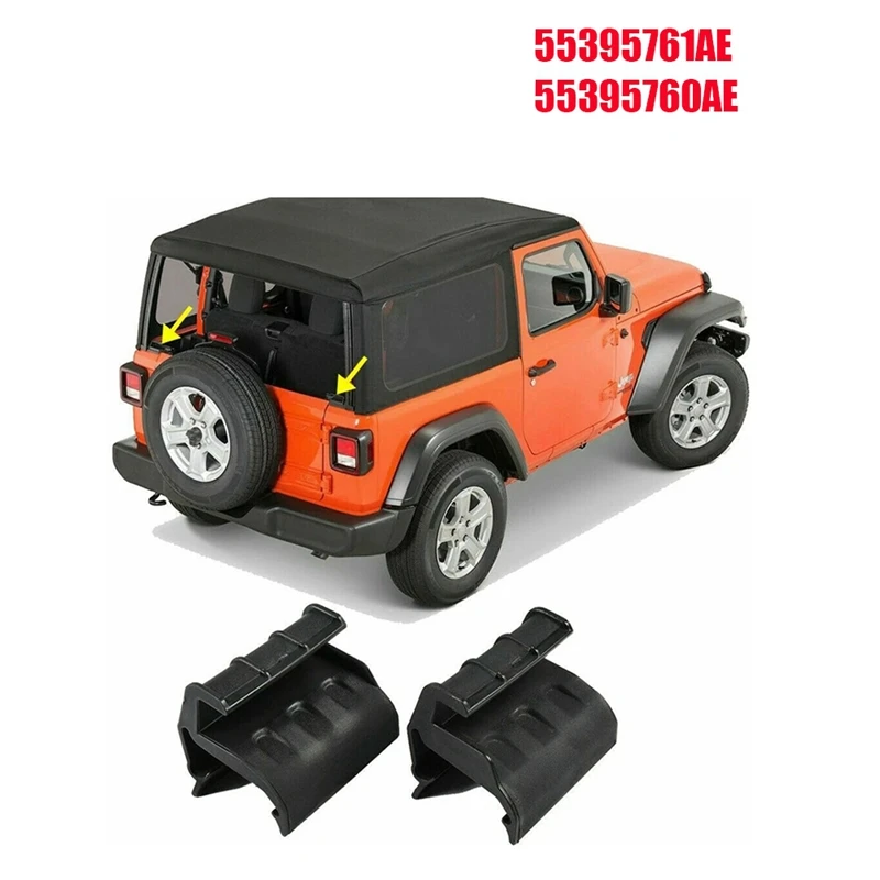 1 Paio Di Accessori Per Auto Soft Top 55395761Ae 55395760Ae Per Jeep 2007-2018 Soft Top Wrangler Clip Di Fissaggio Per Lunotto Posteriore