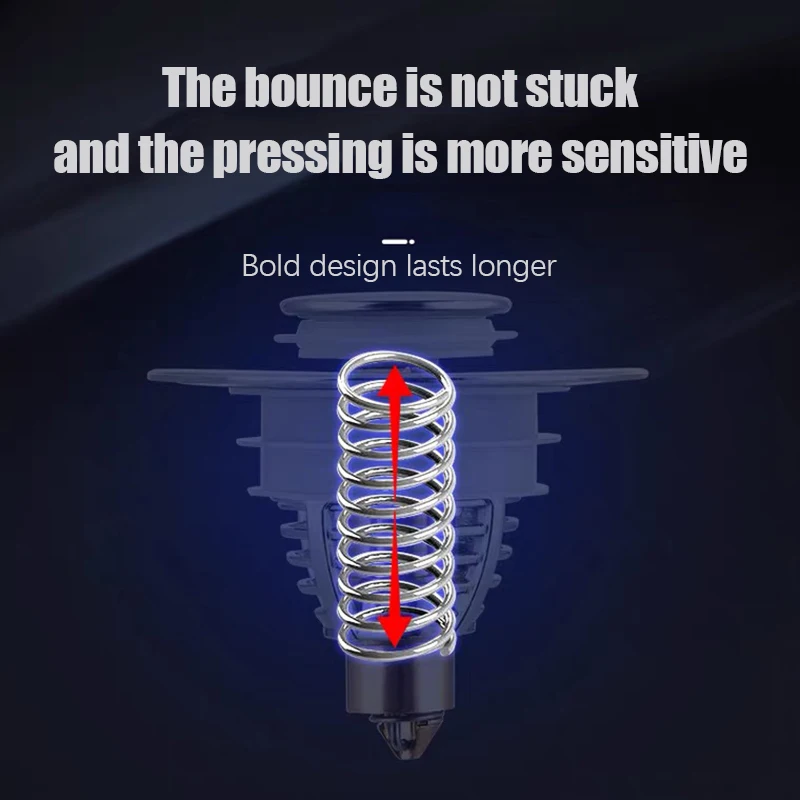 Universal Stainless Steel Pop-Up Bounce Core Basin Drain Filter Hair Catcher Shower Sink Strainer Bath Stopper Bathroom Tool drain filter basin drain stopper bathroom sink plug washbasin drain plug drain strainer bathroom sink stopper hair catcher stopper basin sink drain