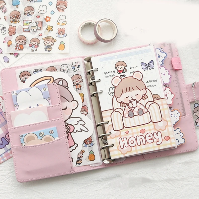 

B36C Multi-in-1 Set Binder Notepad Set Binder Scrapbook Birthday Gift