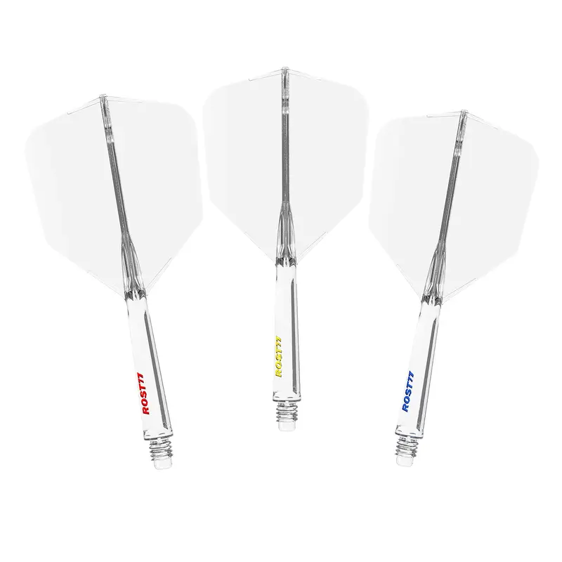 CUESOUL ROST 77 Integrated Dart Shaft and Flight,Big Wing Shape Set of 3 Pcs-Transparent Color - Image 17