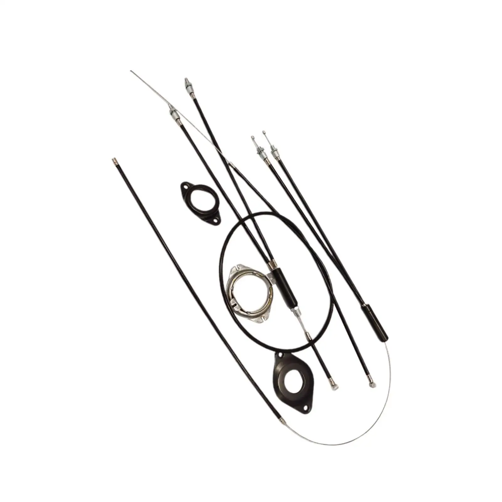 BMX 자이로 산악 자전거 브레이크 케이블 세트, 스피너 로터 포함, 앞 뒤 상단 하단 케이블, 사용하기 쉬운 자전거 브레이크 케이블 하우징