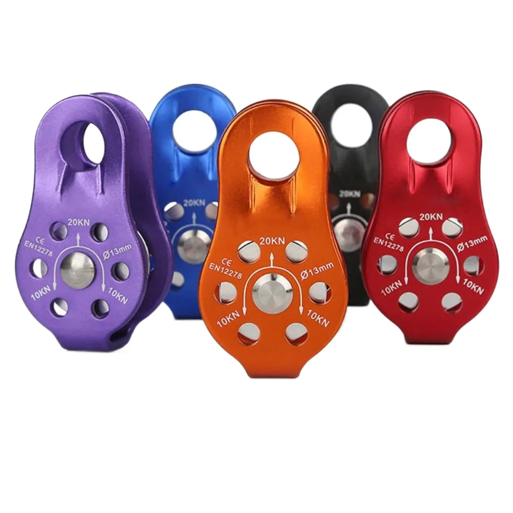 26kN Heavy-Duty Climbing Pulley Block with Swivel 2