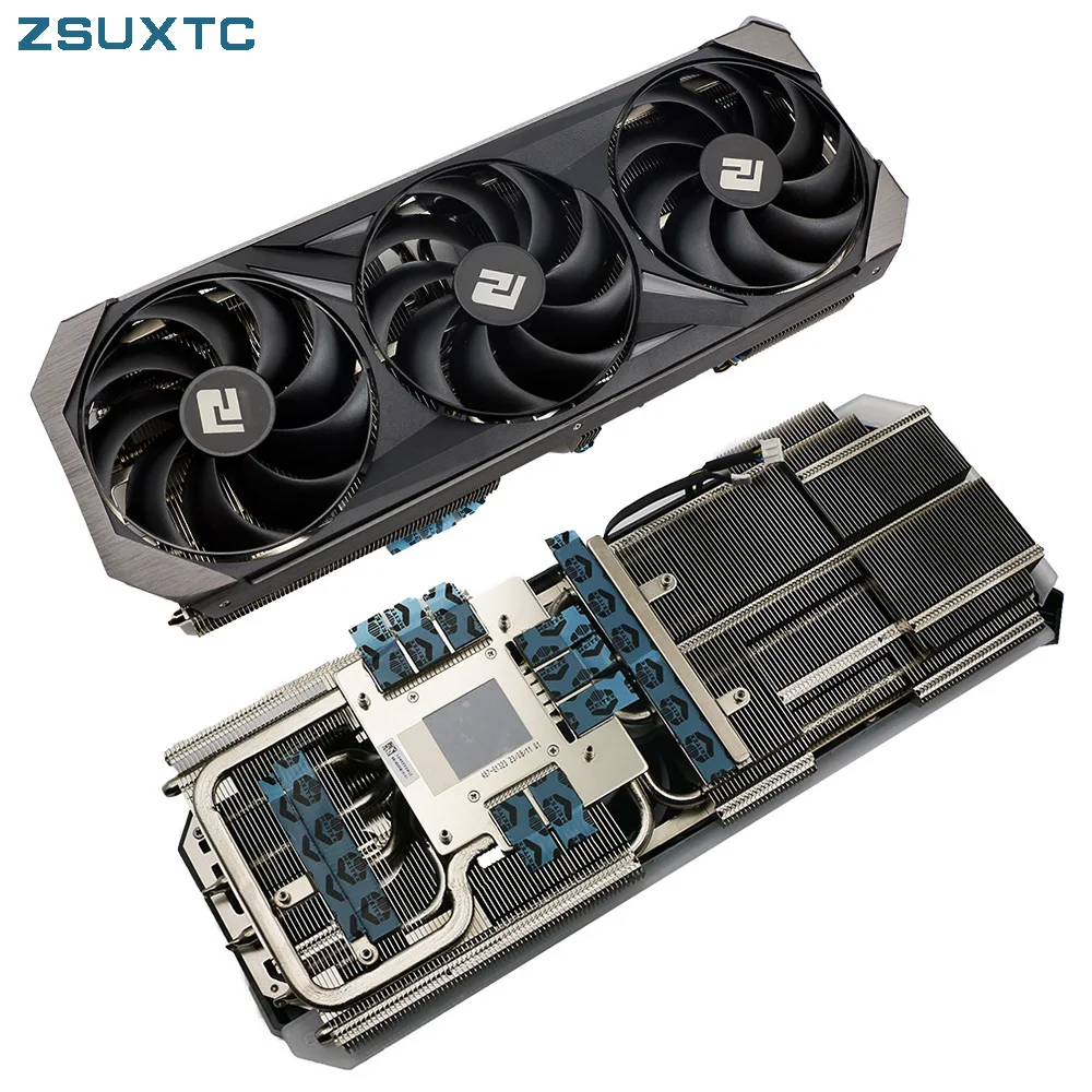 Nuova Sostituzione Della Ventola Di Raffreddamento Del Dissipatore Di Calore Per Il Raffreddamento Powercolor Red Devil Amd Radeon Rx 7800 Xt 16Gb Rx7