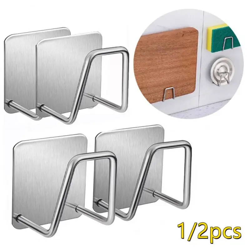 Kitchen Sponge Storages Sink Drain Drying Rack Shelf Toilet Bathroom Sponge Holder Cleaning Sponge Rack Hooks Accessories Tools 4