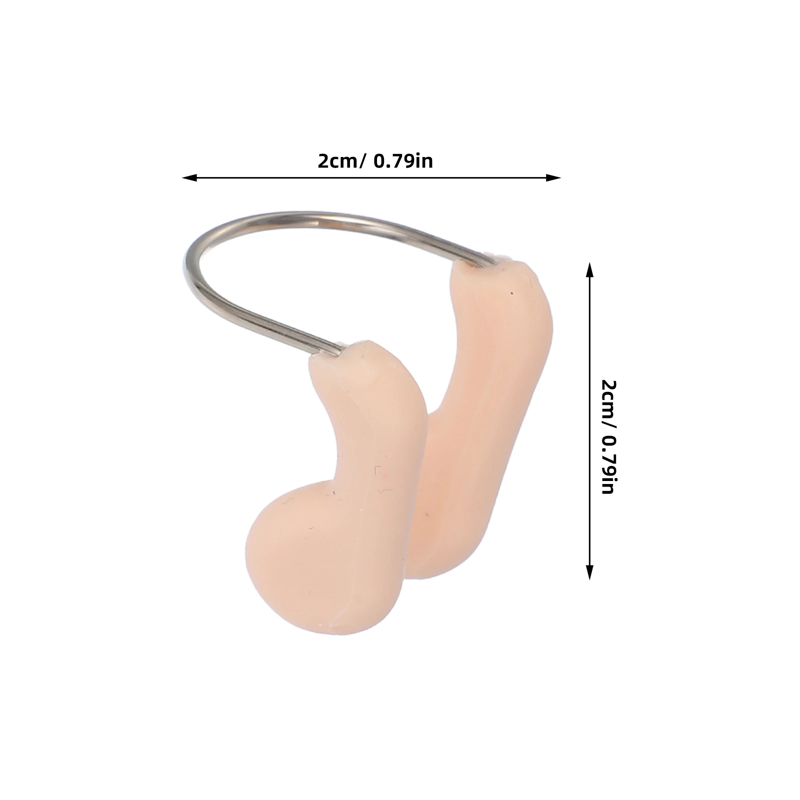 6PCS Nose Swim Clip Soft Silicone Swimming Nose Clip Reusable Swim Nose Protector Diving Surfing Nose Plugs Children Swim Supply 6