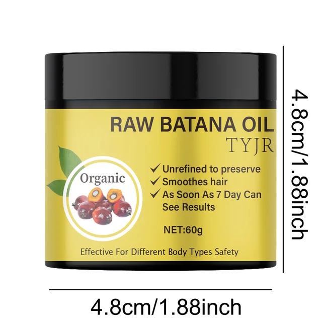 Maschera per capelli all'olio di Batana grezzo ripara i danni asciutti Liscia ammorbidisce l'effetto crespo previene la caduta dei capelli Nutriente per la cura del cuoio capelluto 3
