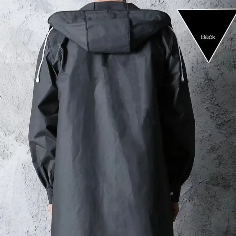 Waterproof Long Raincoat Adult Hooded Outdoor Hiking Trip Fishing Mountaineering waterproof raincoat