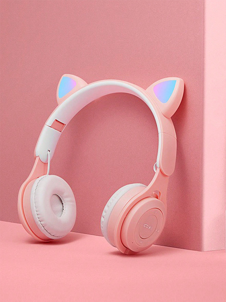 Wireless headset, Jerry chip, Glitter, ear protection, wireless headset for cat ears, wireless headset for gaming and listening