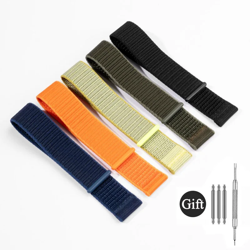 Deluxe QuickFit Nylon Sport Watch Strap - High-Quality Men's Replacement Wristband