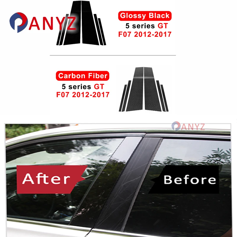 CarWindowBPillarTrimStickersForBMW5SeriesF10E60G30F07520i