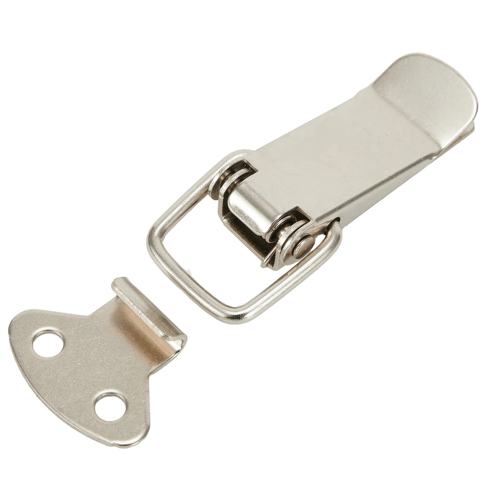 

Metal Lock Latches 4PCS 7.2*2.7cm Cold Rolled Steel Durable High Quality Silver Stable Door Hardware Brand New