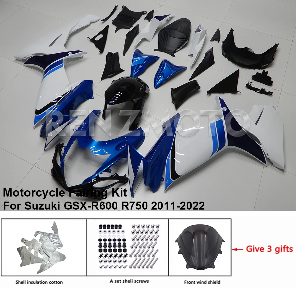 

Для SUZUKI GSX-R600 R750 2011-2022 обтекатель R/Z XR2202 комплект кузова мотоцикла декоративная пластиковая защитная пластина Аксессуары Корпус