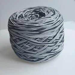 Soft & Durable T - Shirt Yarn for DIY Crafts & Home Decor Projects - 280g (Striped black)