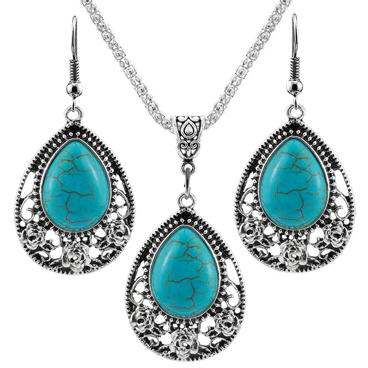 

Fashion Women Men Punk Silver Color Gold Stainless Steel Zircon Necklace Earring Jewelry Sets