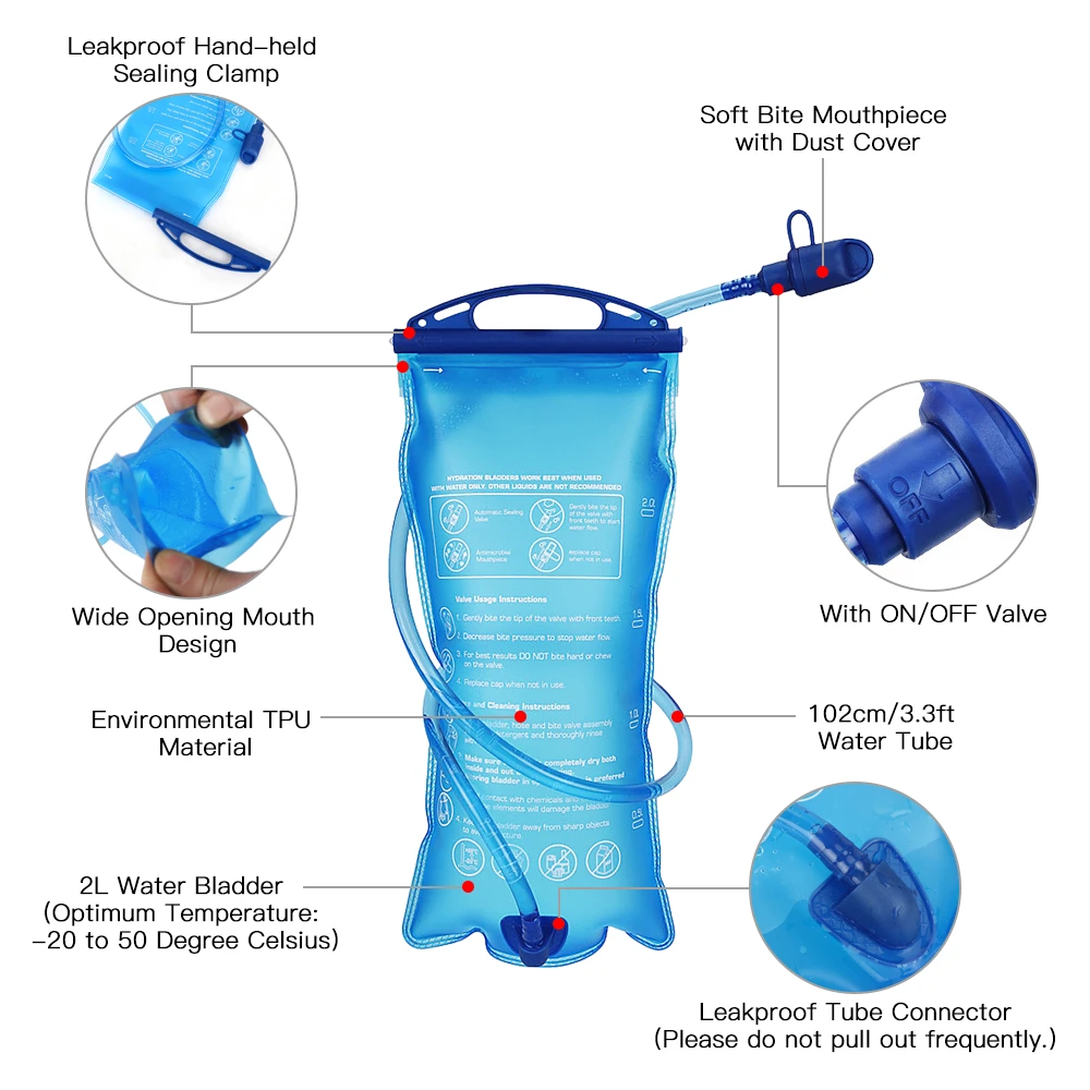 Hydration Pack Backpack Lightweight Breathable Hydration Vest for Outdoors Running Cycle Climbing Hydration Vest Hydration Pack