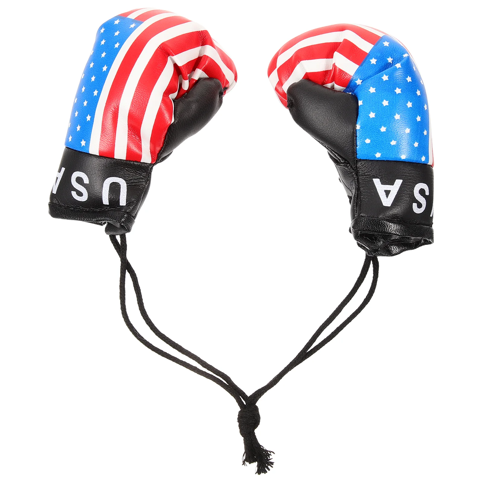 10Pcs Boxing Gloves Pendant Martial Supplies Pvc Keychain Car Hanging Accessories Fitness Decorations Miniature Boxing