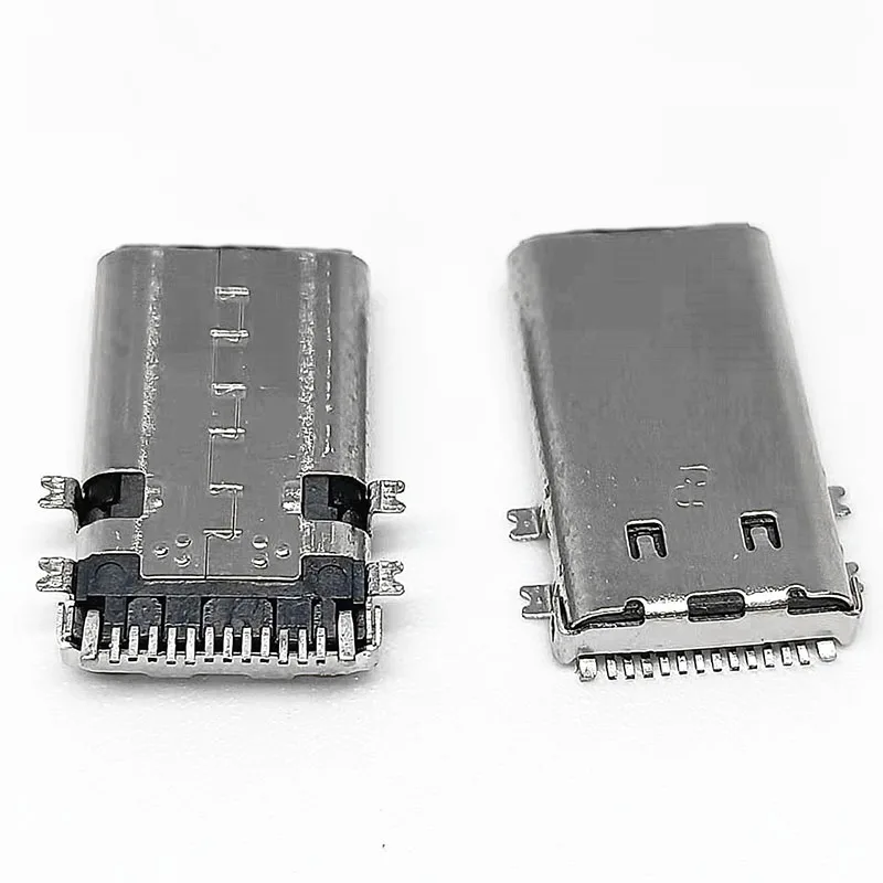 1PC Typ C Stecker 12Pin Board 4 Bein 90 Grad SMT 13,1mm USB 3. 0 12p Typ C Ladeans chluss Stecker Buchse Stecker 5a Strom SMT Stecker