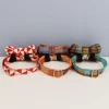Cat Collar Bowknot Adjustable Safety Personalized pet collar Customized Name Soft 6