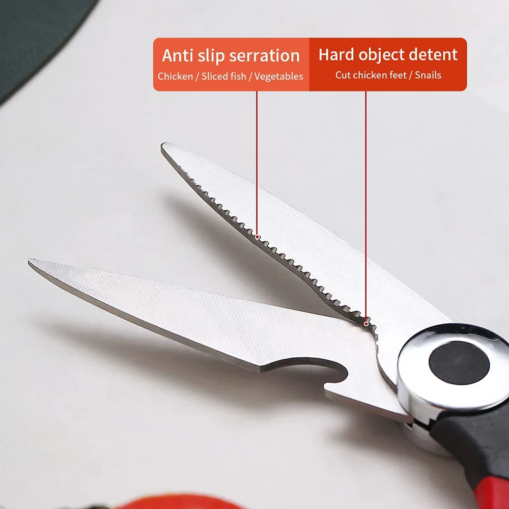 Sharp Kitchen Shears Scissors Heavy Duty Stainless Steel Multipurpose  Chicken - Kitchen Scissors - Aliexpress