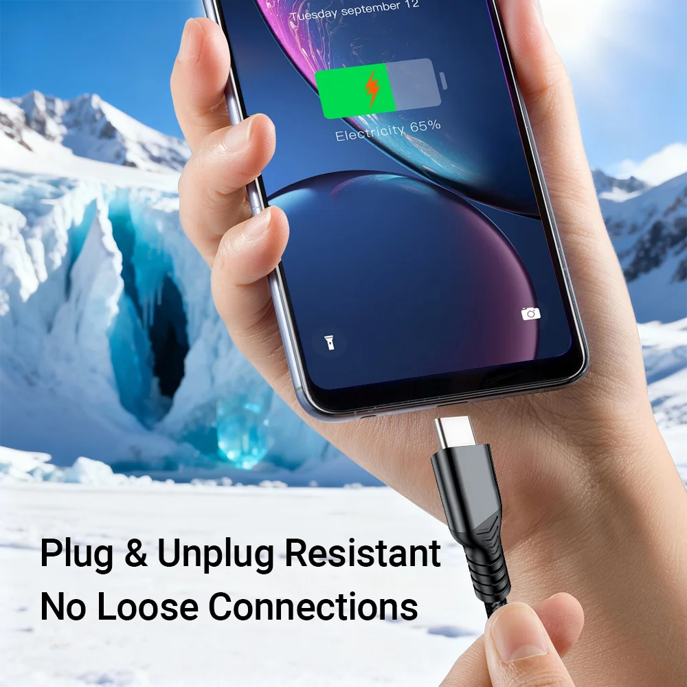 High-Speed Braided USB Type-C Charging & Data Cable