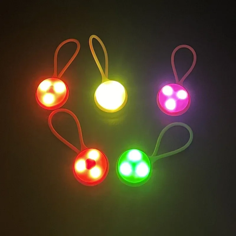 Outdoor Backpack Lights Silicone LED Night Running Warning Light Camping Wind Rope Light Travel Equipment led string lights camping light mini led light survival signal light solar powered lamp mini led night light inspection lamp camping string lights